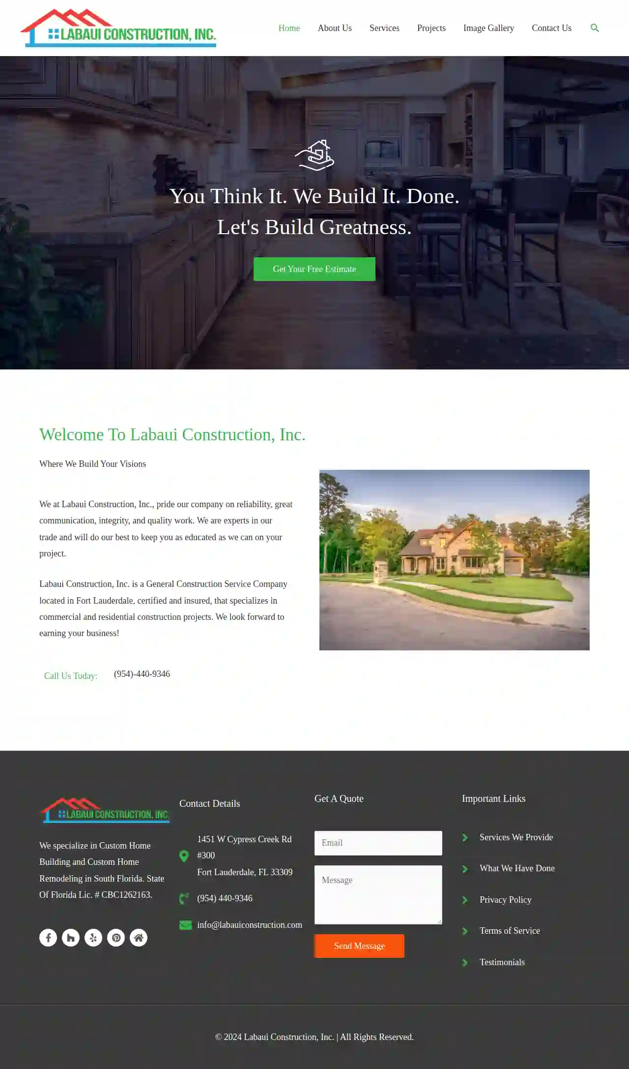 Labaui Construction, Inc.