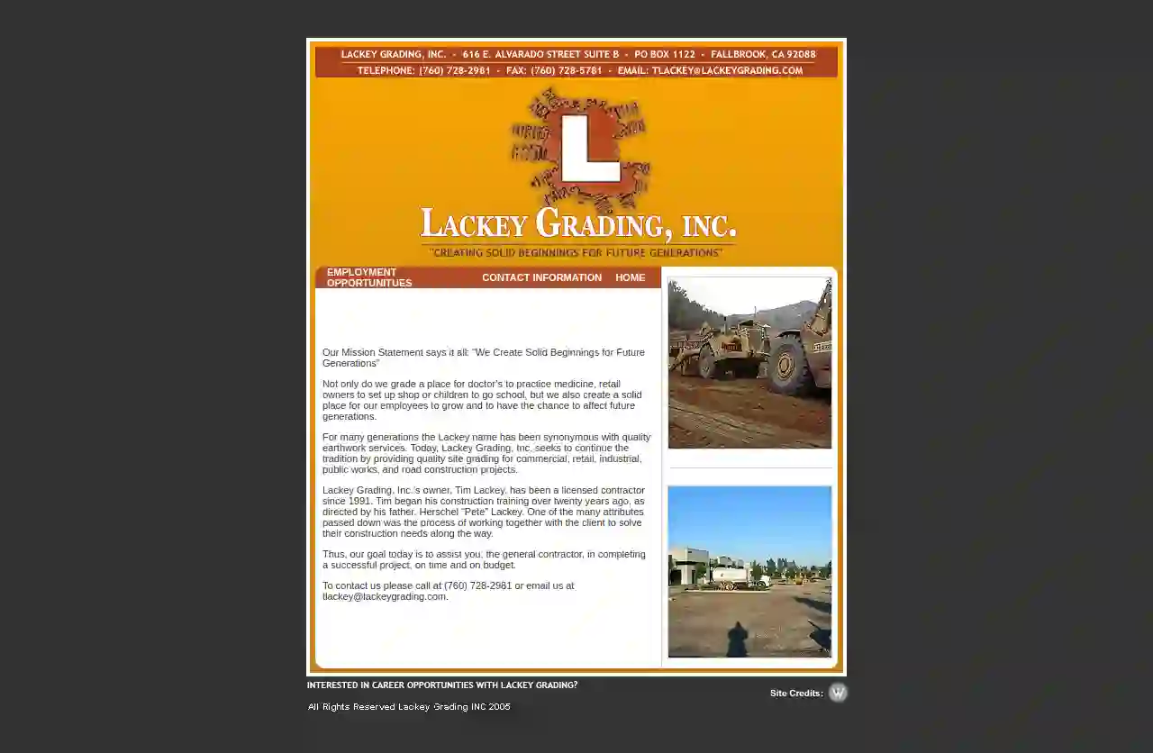 Lackey Grading Inc