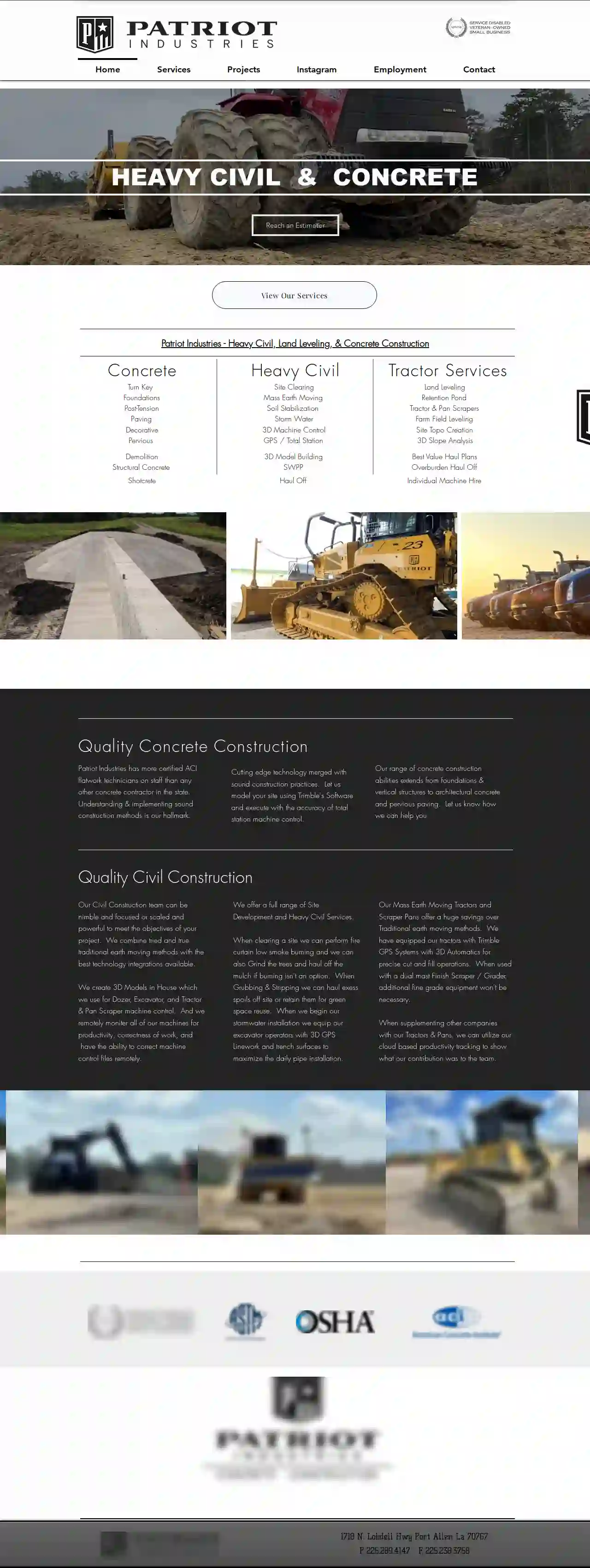 Patriot Industries - Heavy Civil & Concrete