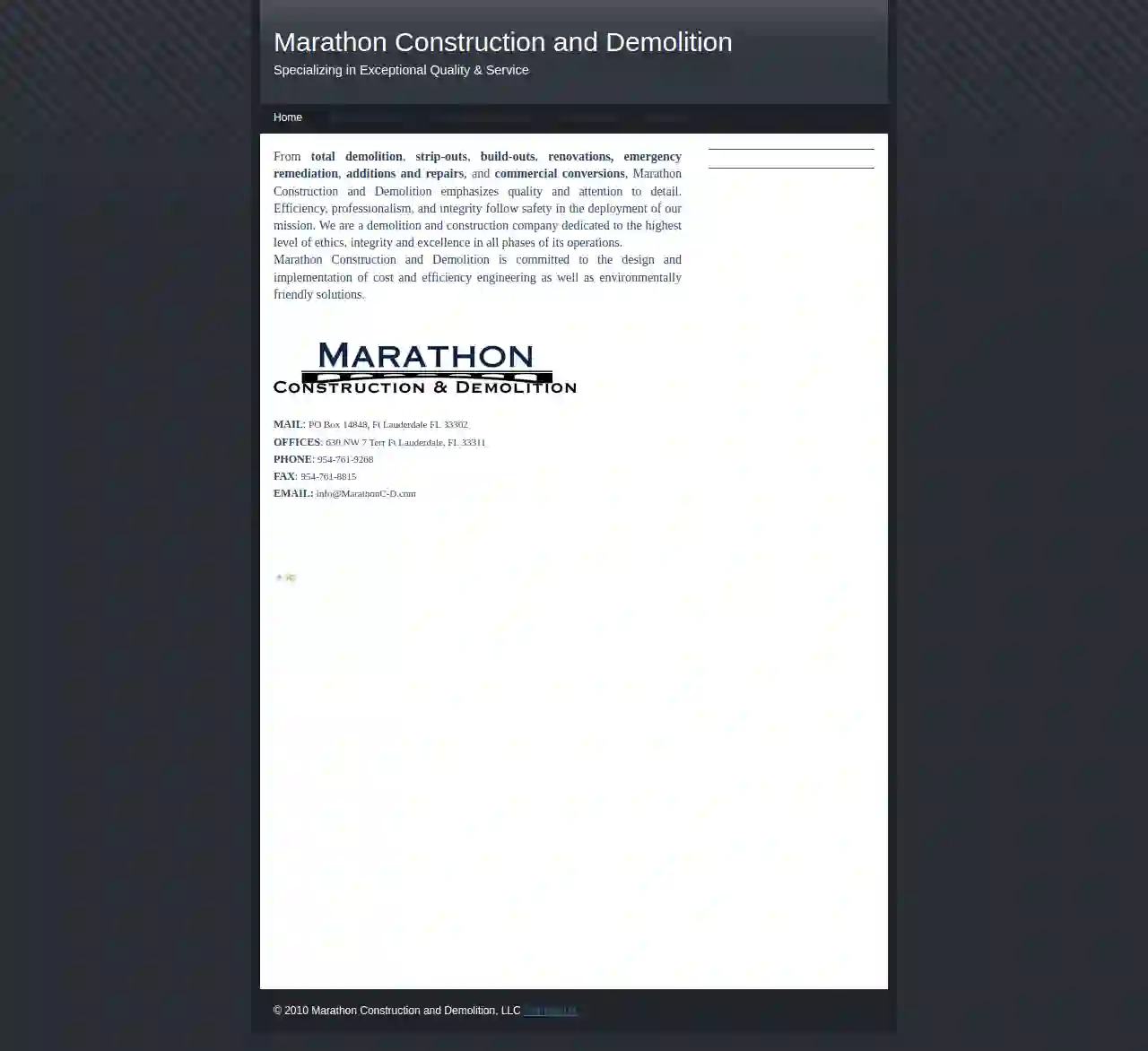 Marathon Construction and Demolition