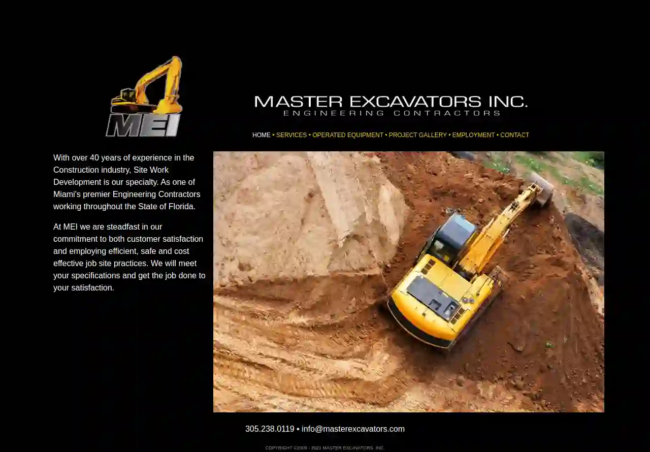 Master Excavators Inc