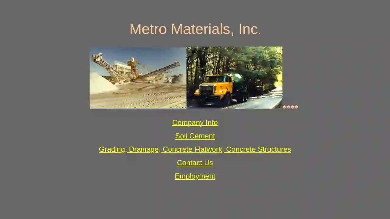 Metro Materials Inc