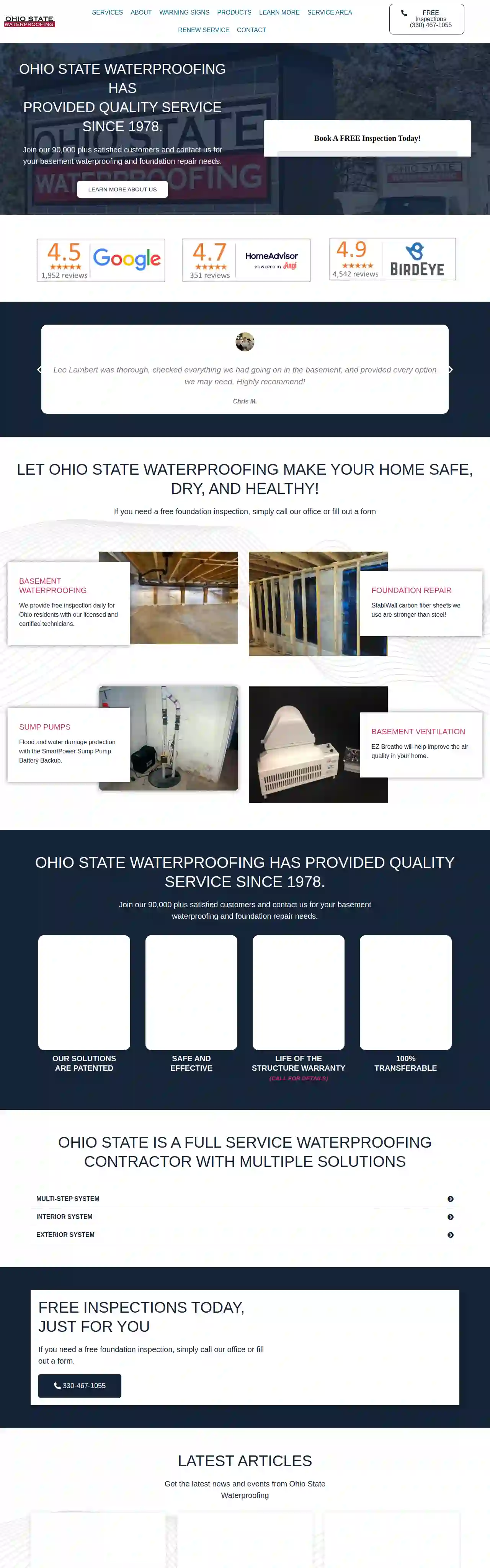 Ohio State Waterproofing