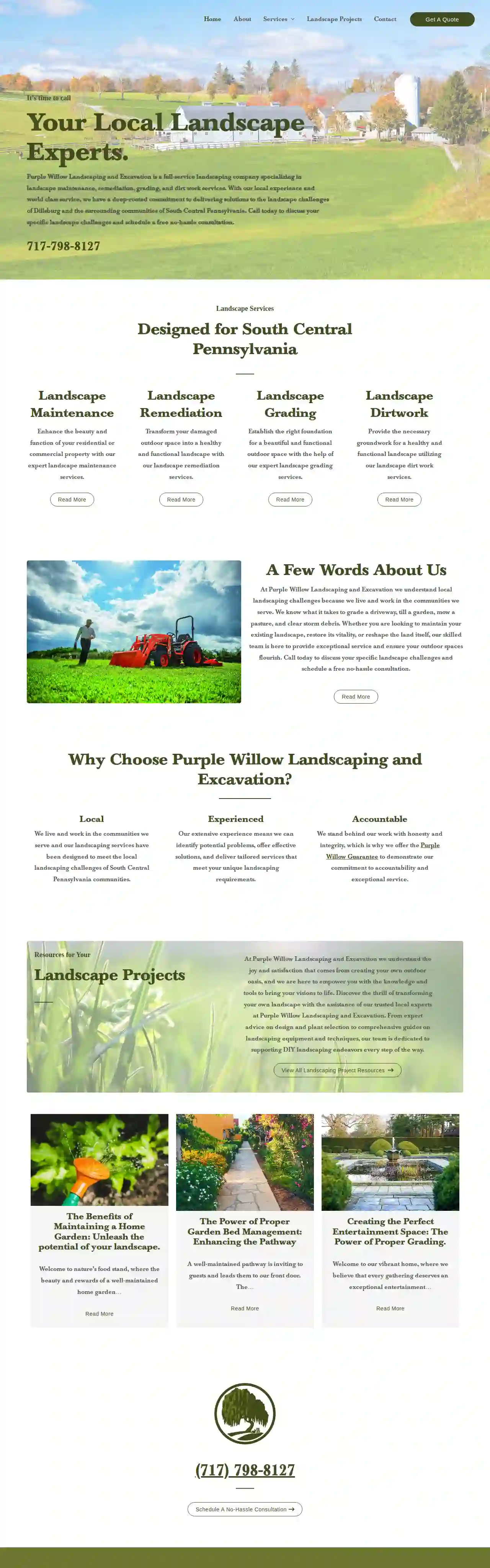 Purple Willow Landscaping & Excavation