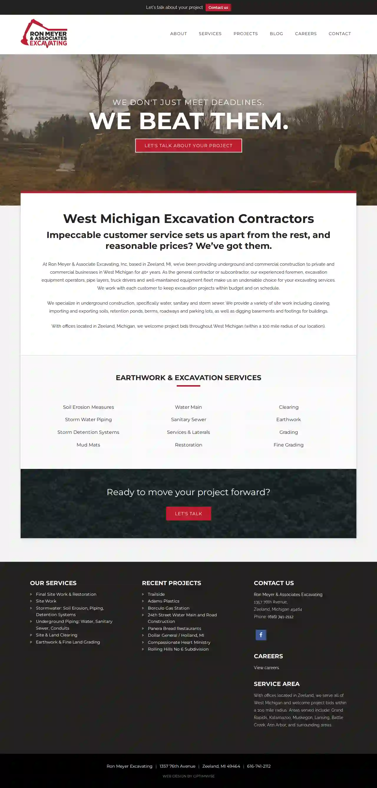 Ron Meyer & Associates Excavating