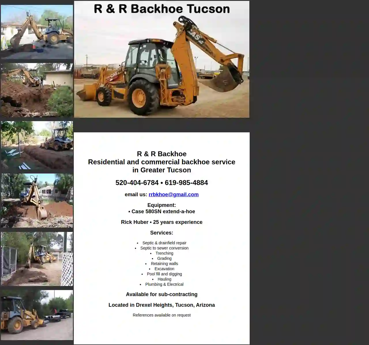 R & R Backhoe