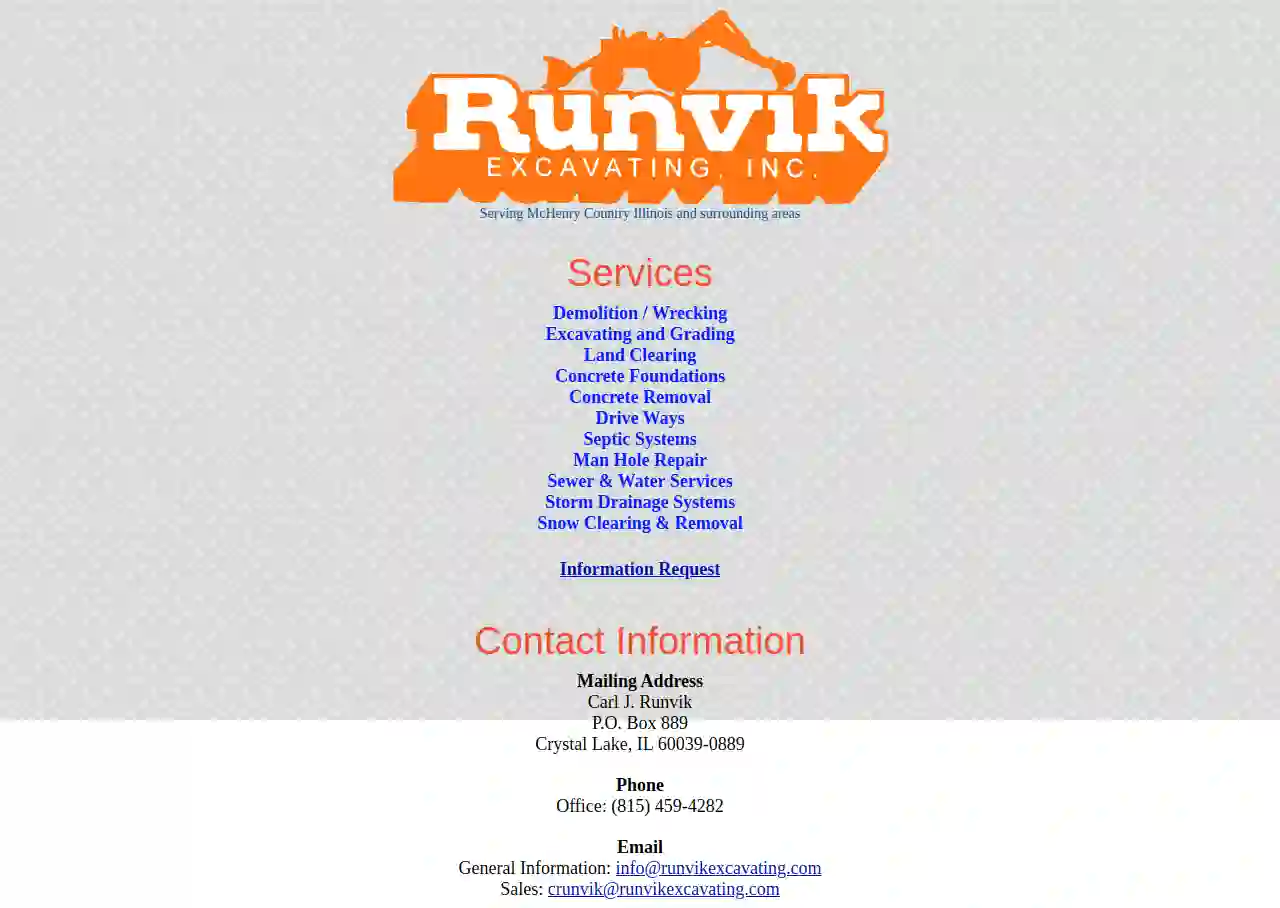 Runvik Excavating Inc