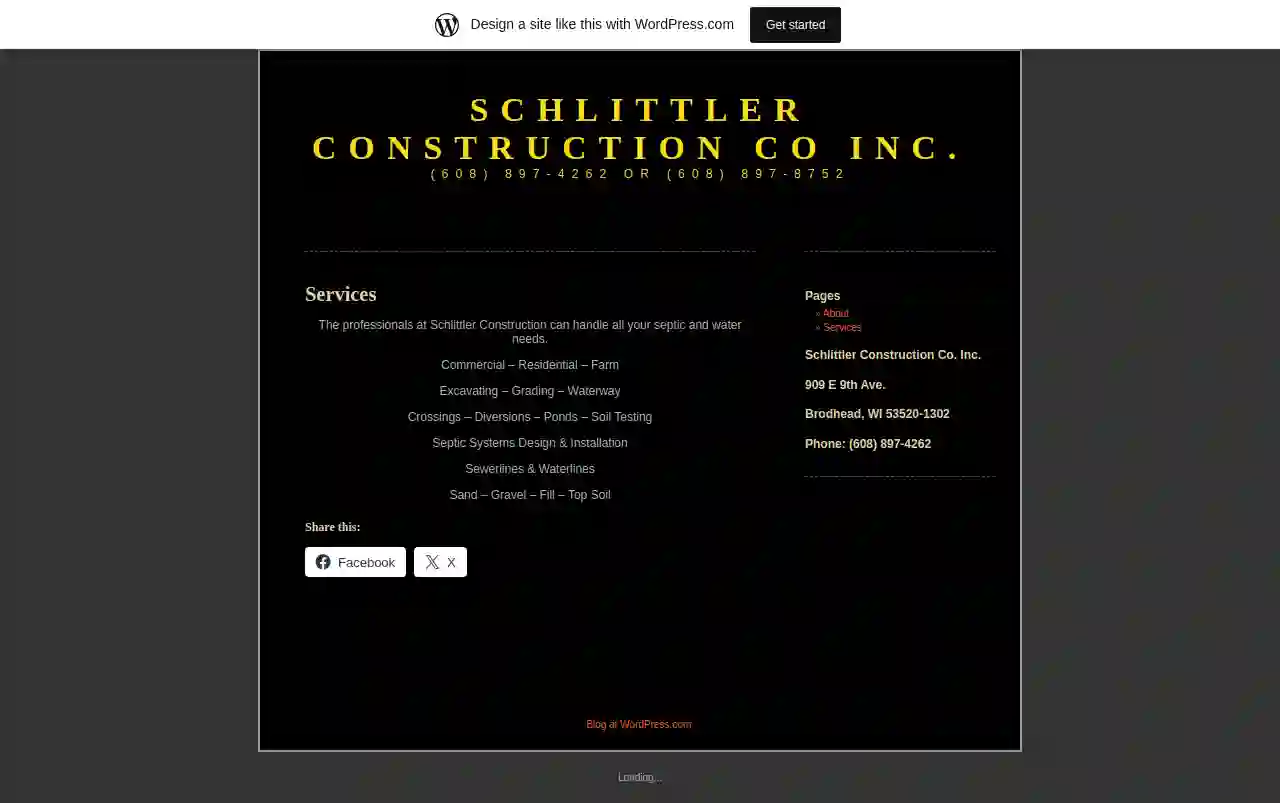 Schlittler Construction Co Inc