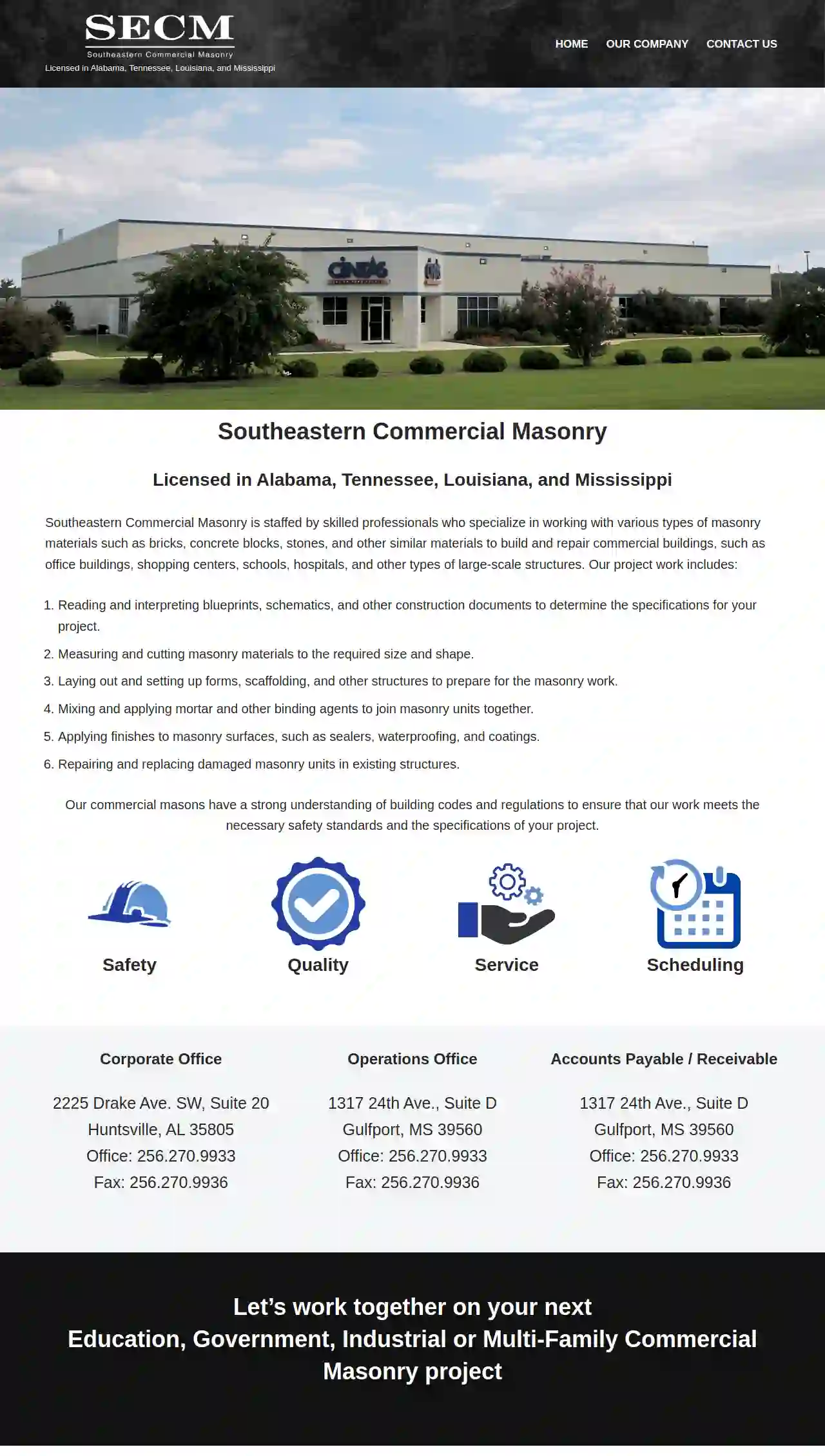 Southeastern Commercial Masonry