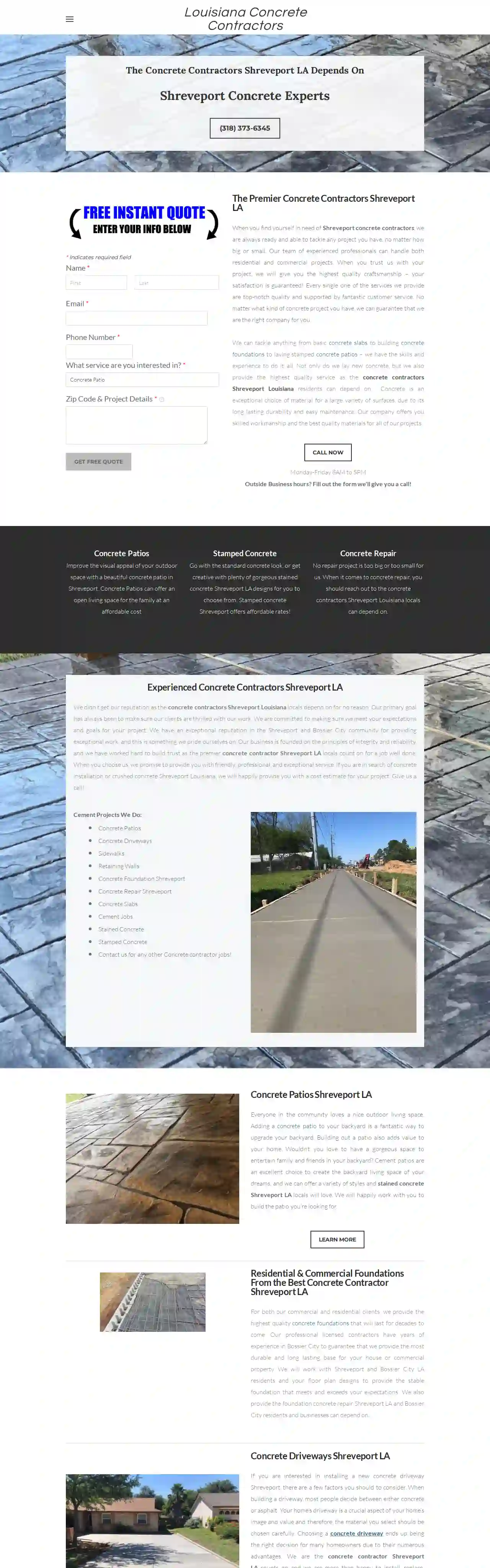 Shreveport Concrete Experts