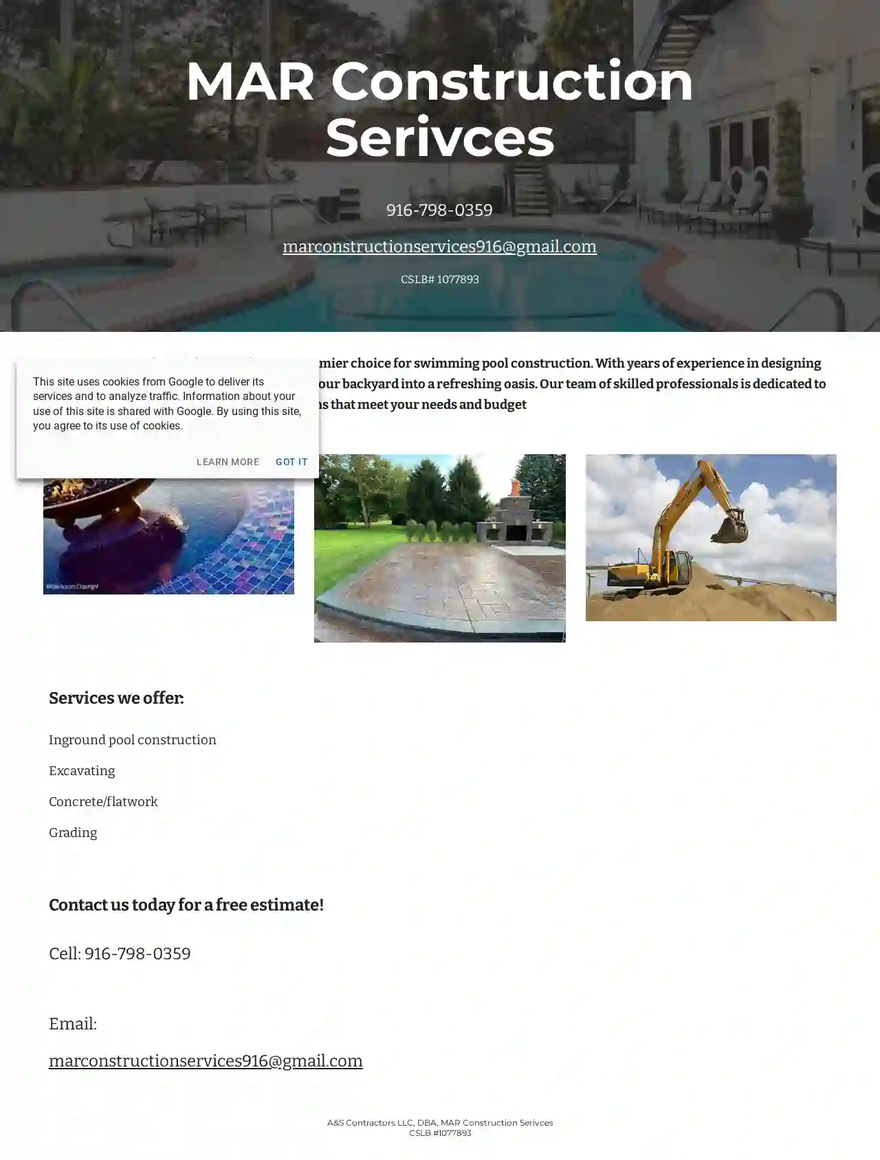 MAR construction services LLC