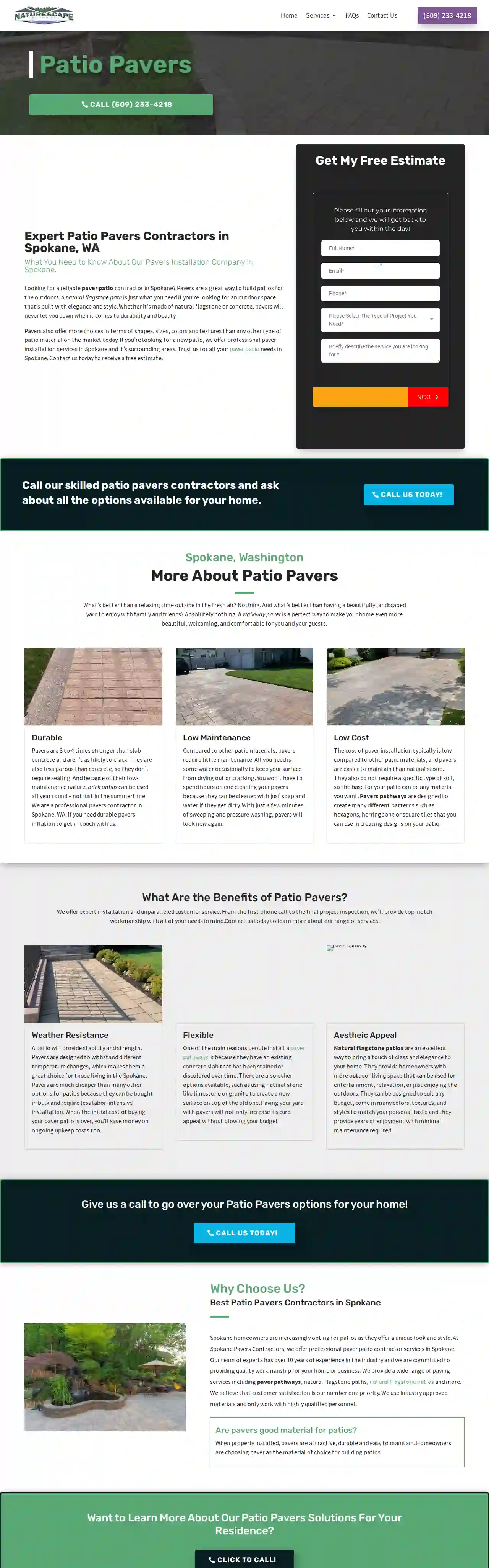 Spokane Hardscaping and Pavers Pros