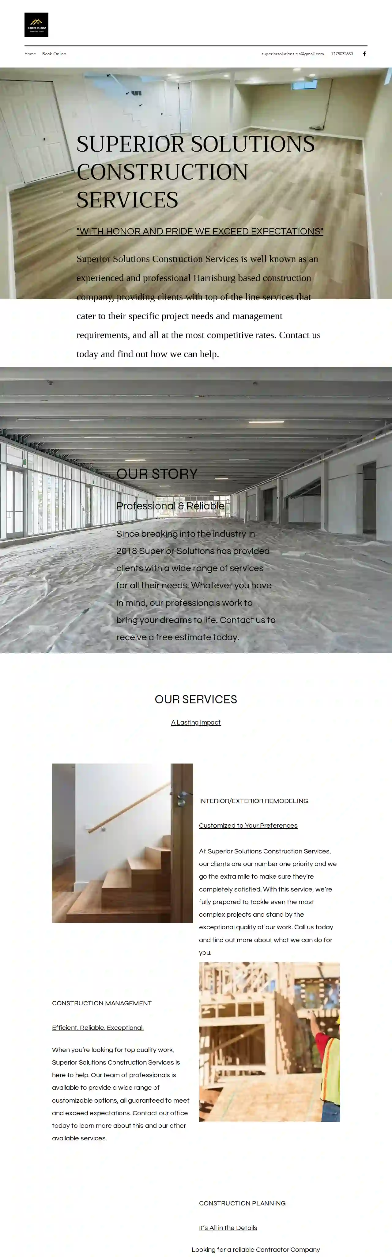 Superior Solutions construction services