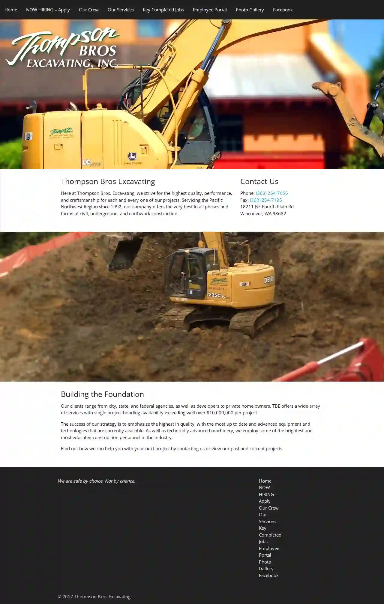 Thompson Brothers Excavating