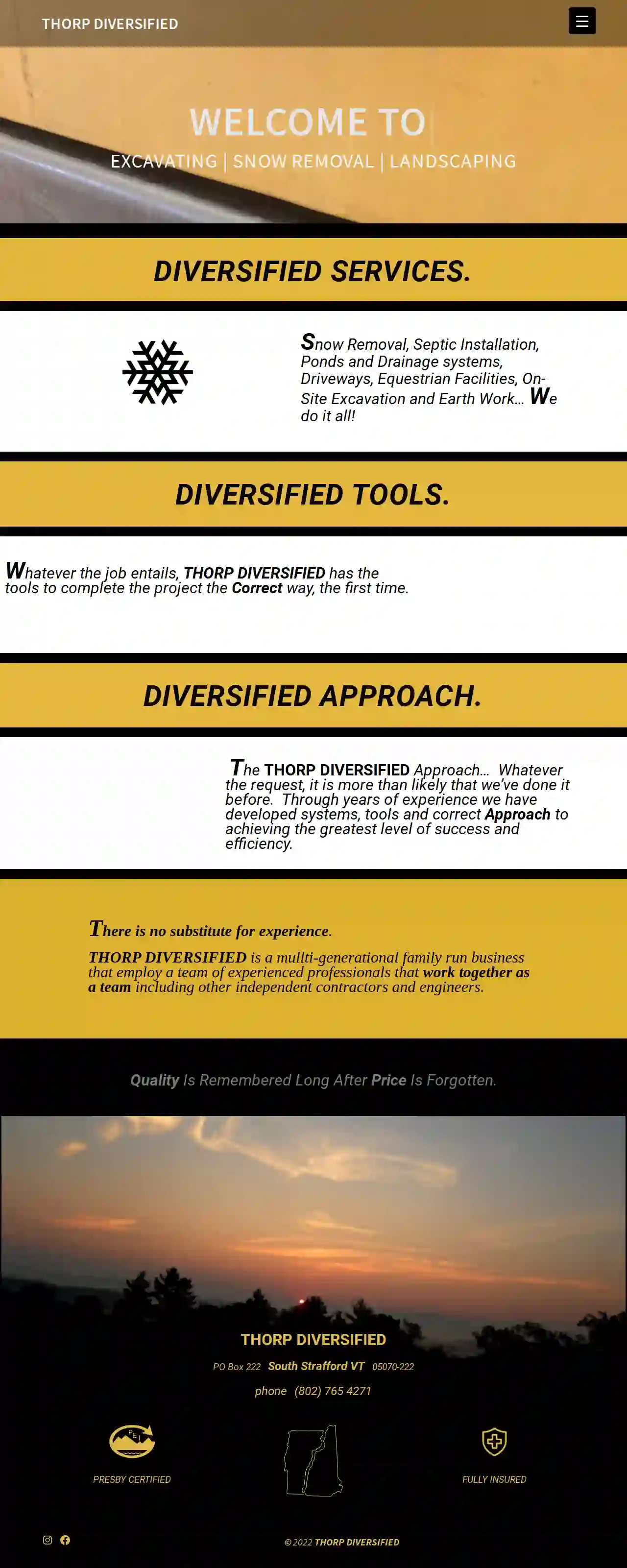 THORP DIVERSIFIED