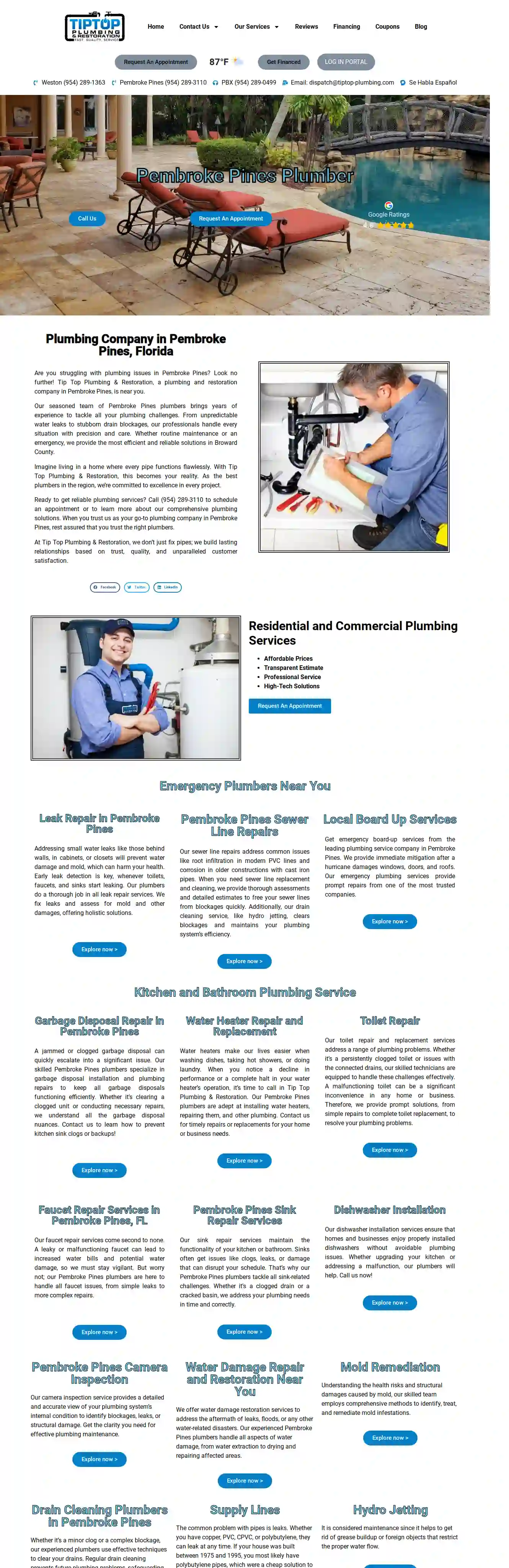 Tip Top Plumbing & Restoration