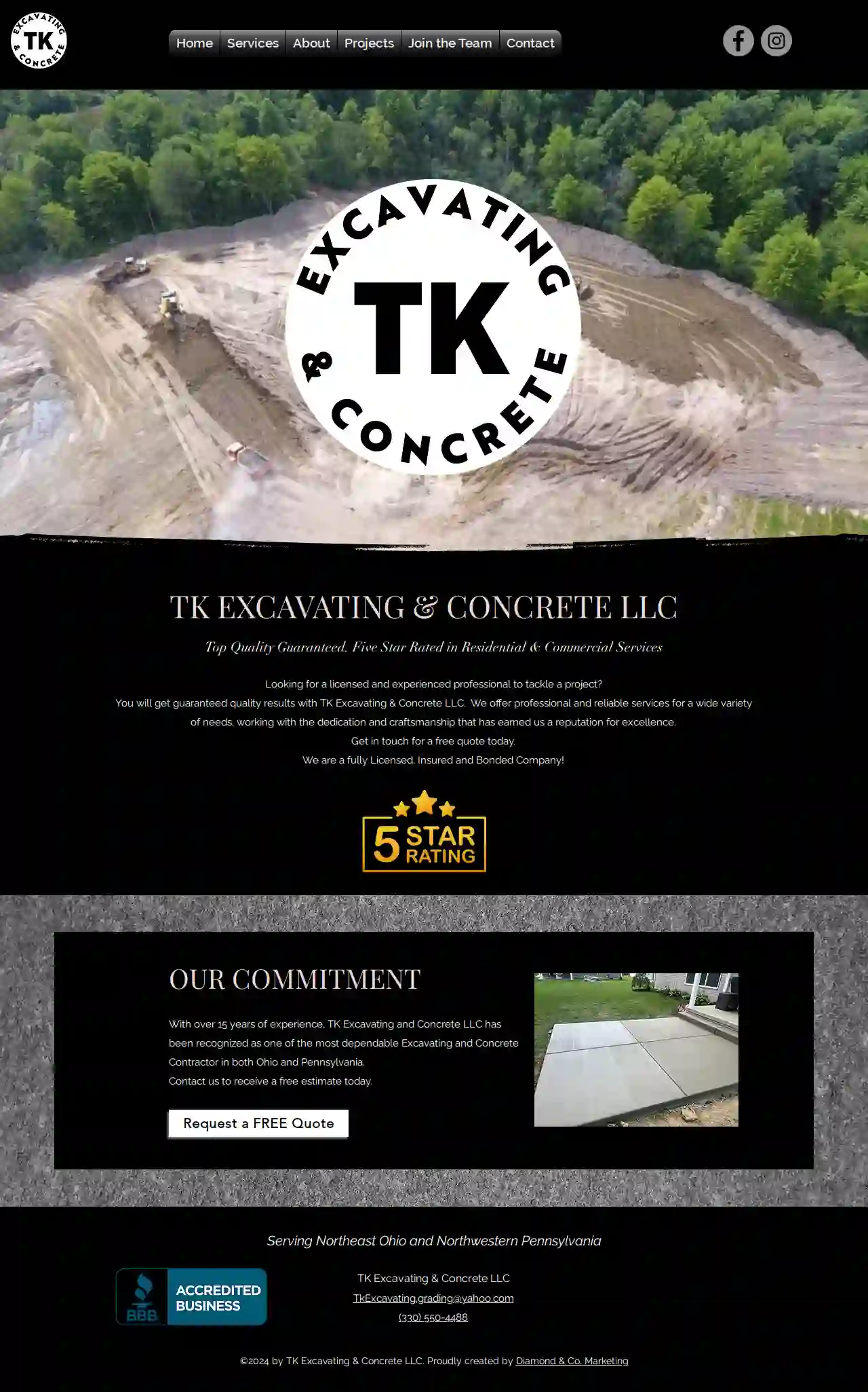 TK Excavating & Concrete