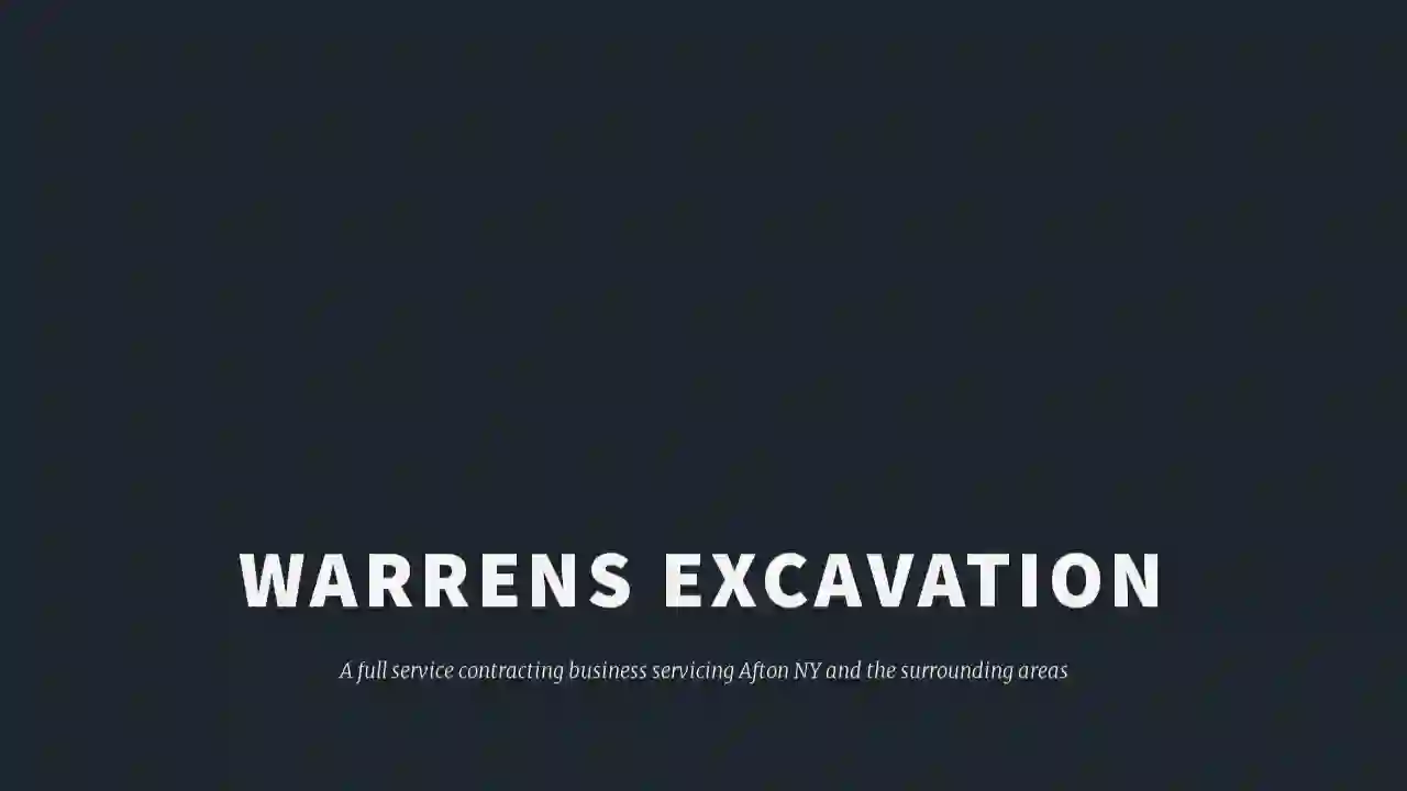 Warren's Excavation & Stone