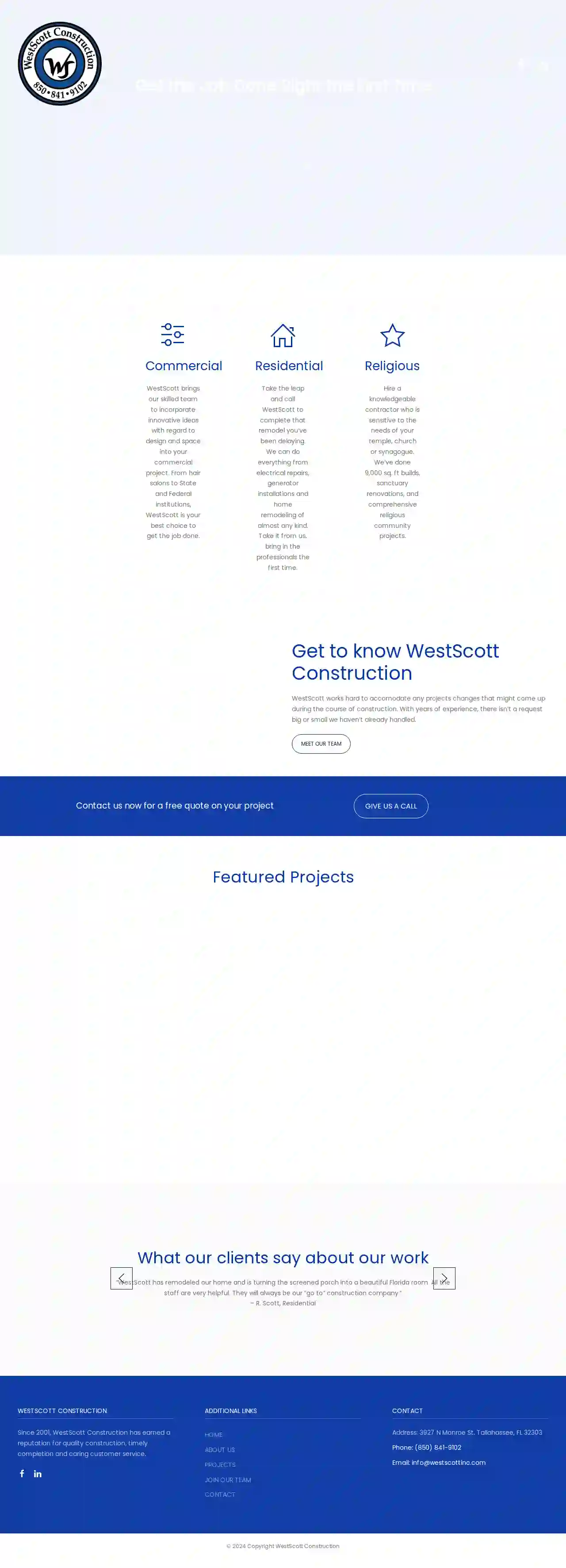 Westscott Construction Inc.