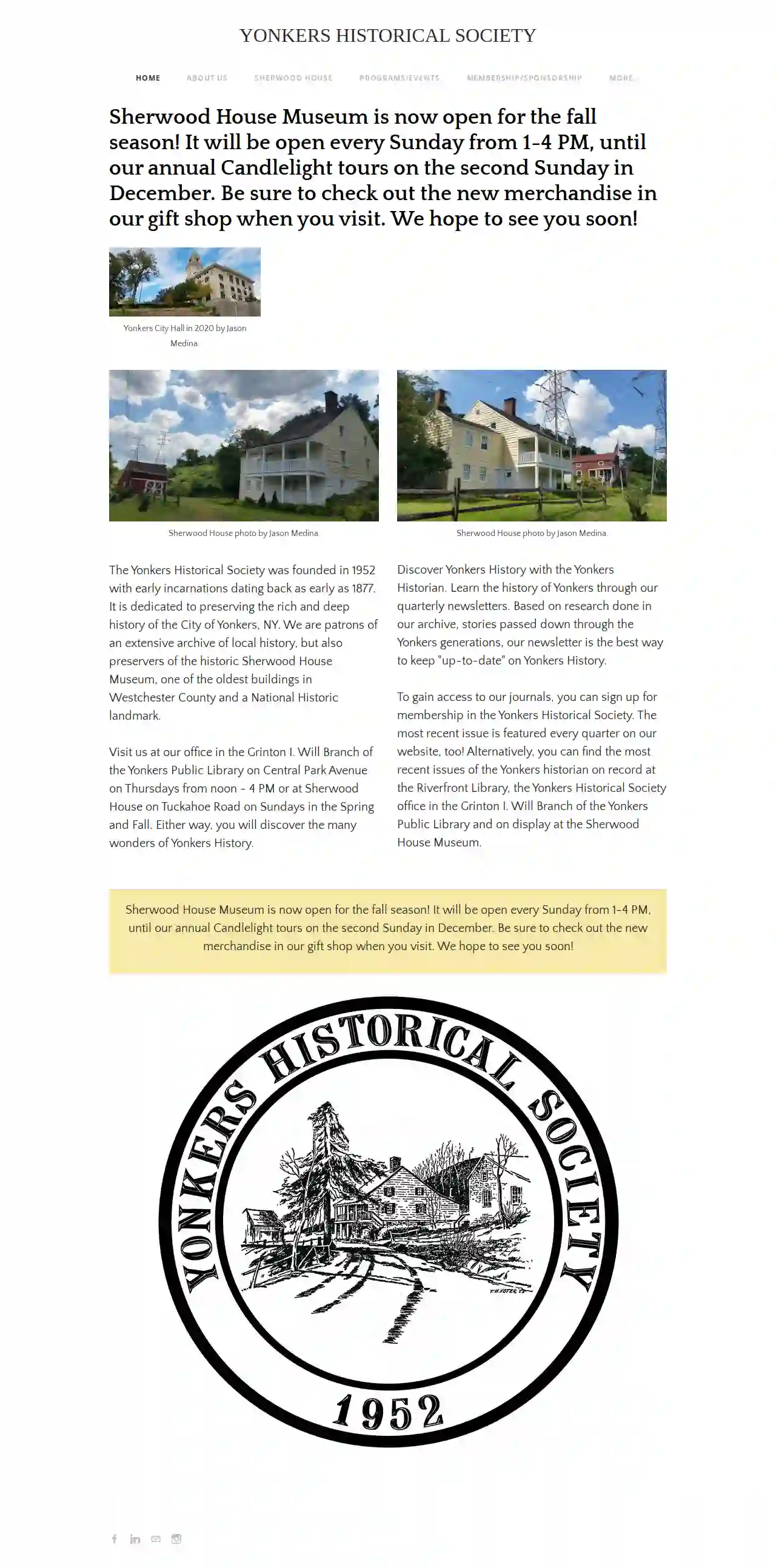 Yonkers Historical Society